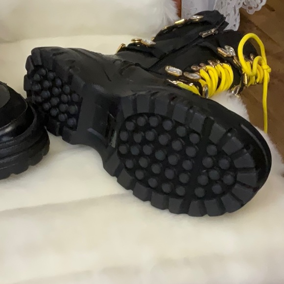 Cape Robbin BLING! Combat Boots - Picture 4 of 10